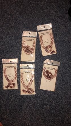 Fashion Jewelry Necklace Lot of 5
