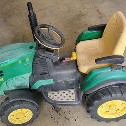 Ride On John Deere Toy Tractor