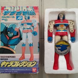 Machine Robo Series MR C Rom Stol figure + Pencil clip + Box BANDAI
