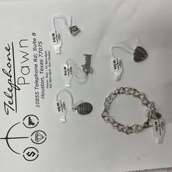 James Avery Charms And Bracelet 