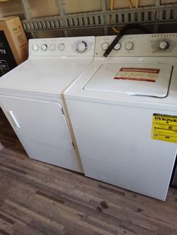 Washer and dryer
