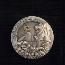  200 grams Silver Rare Commemorative - Singapore International Coin Fair 