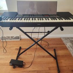 Lowrey MicroGenie V120  Analog Keyboard + stand