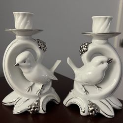 Gerold Porzellan candlestick holders (made in Bavaria)