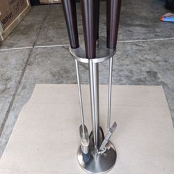 Crate & Barrel Fireplace Tool Set
