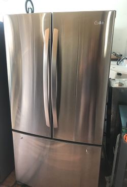 LG Three Door Stainless Steel Refrigerator