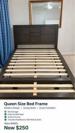 Queen Bed For Sale