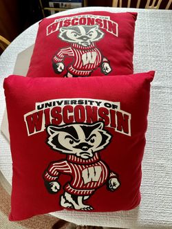 University of Wisconsin Throw Pillows