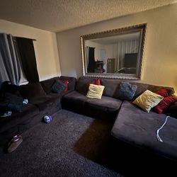 Brown Sectional Couch