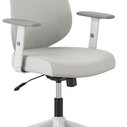 Branch Daily Chair - Vegan Leather Office Chair with Swivel, Lumbar Rest, and Adjustable Armrests