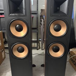 Klipsch RF-7 Floorstanding Speakers – Cherry, Excellent Condition