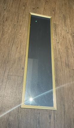 Gold Framed Long Mirror