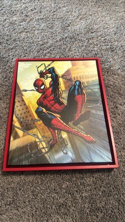 Spider-Man Framed Canvas Wall Art