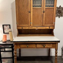 Antique Hoosier Baker’s Cabinet Boone