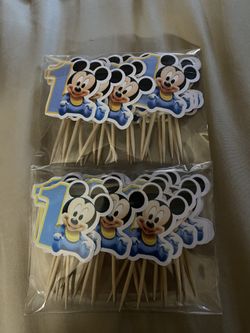 Baby Mickey Cupcake Toppers