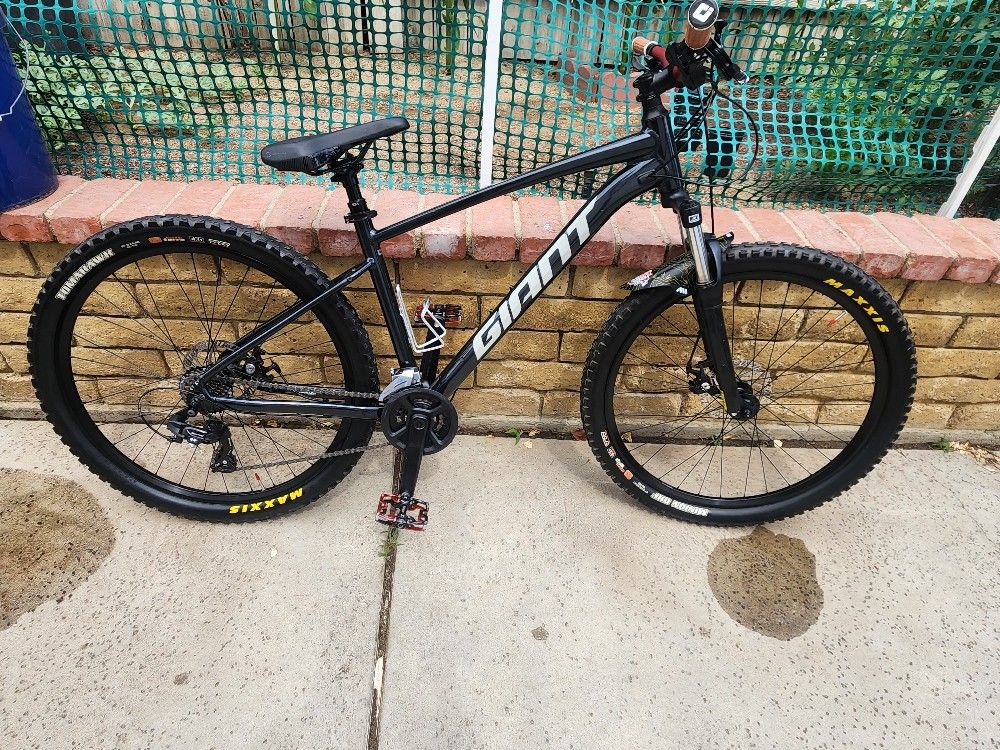 Giant Talon Mountain bike, Black, Medium.