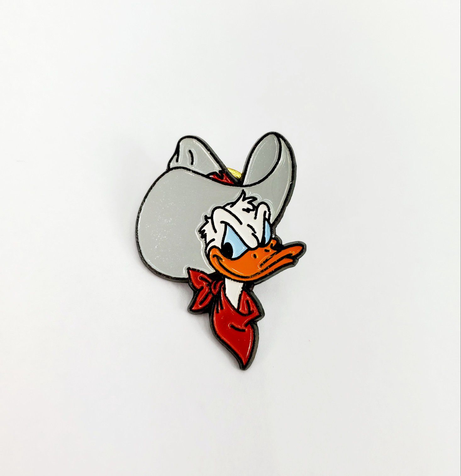 Authentic Disney Souvenir Trading Pin - Donald Duck with Cowboy Hat