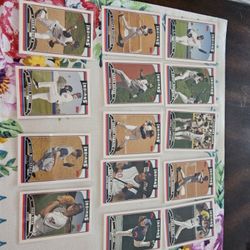 Cleveland Indians One Hundred And Twenty Baseball Cards Lot 