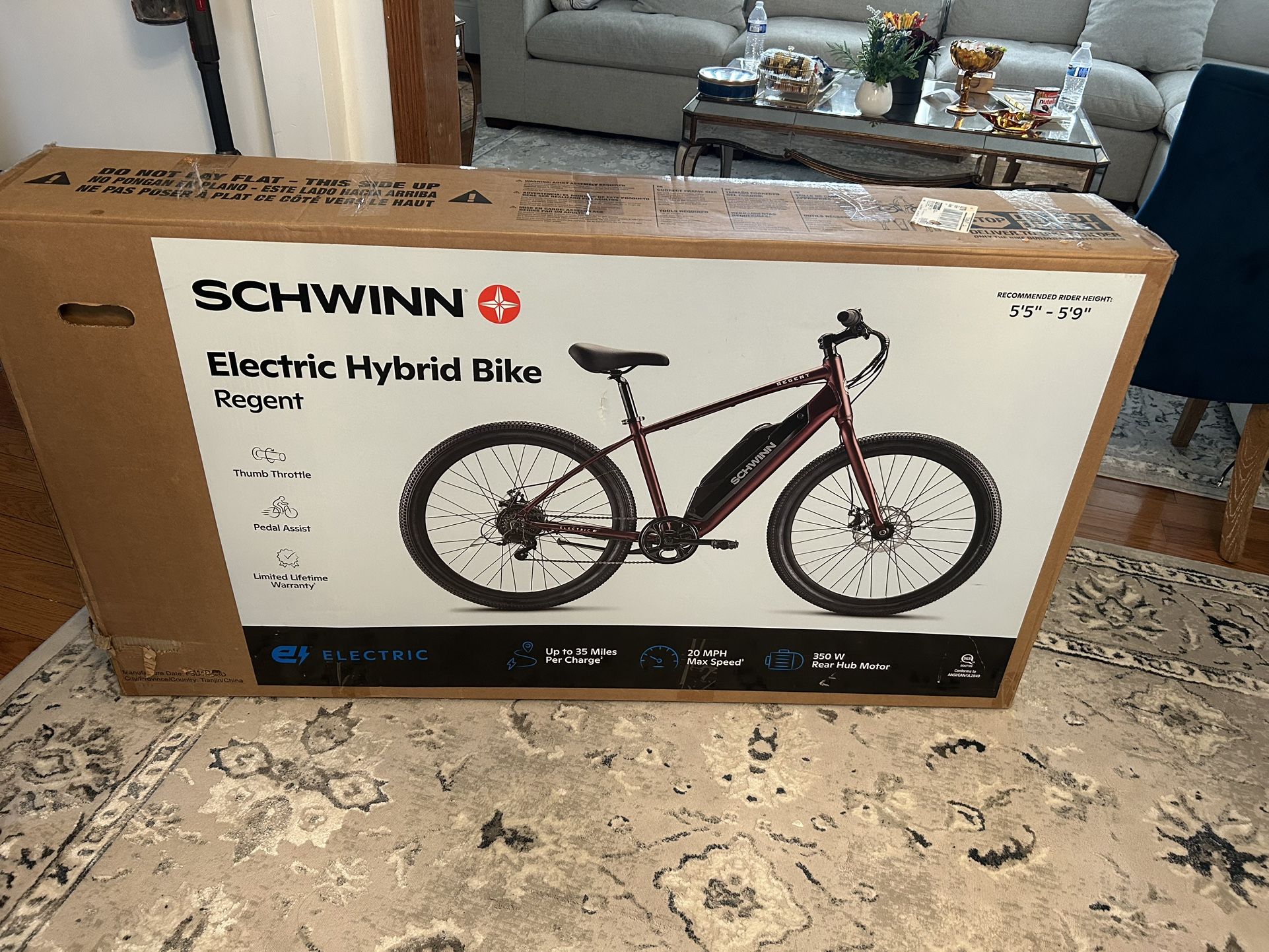 Brand New Schwinn Regent Electric Hybrid Bike (Sealed Box)