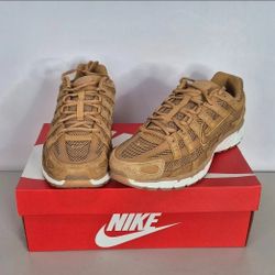 NIKE P-6000 SE FLAX/FLAX-METALLIC GOLD-SAIL