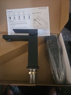 VSUNHOO bathroom faucet black