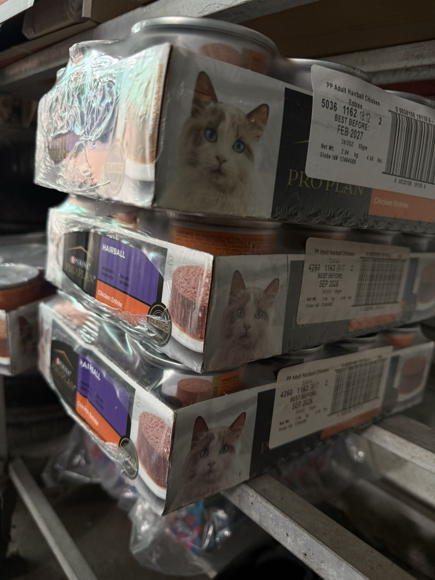 Purina Pro Plan Hairball Control Cat Food Wet Pate, Hairball Chicken Entree - (Pack Of 24)