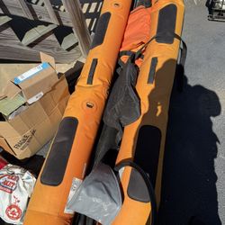 Air head Two Man Inflatable Canoe 