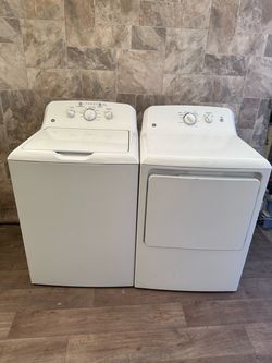 GE washer and dryer laundry