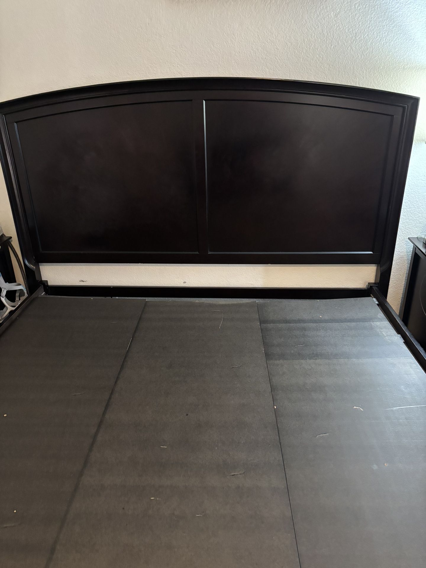 California King bedframe with storage and Headboard