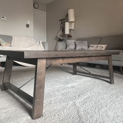 Rustic Dark Oak Coffee Table
