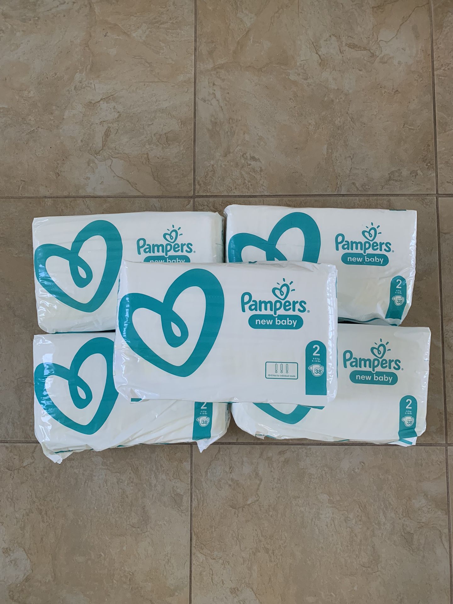 Pampers Size 2 New Size 9-18lb