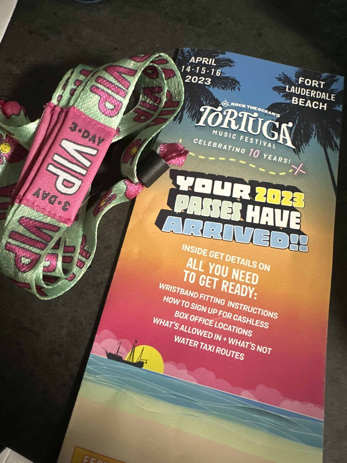 Two Tortuga Vip Tickets