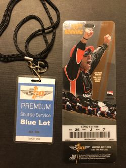Indianapolis 500 100th Running Ticket