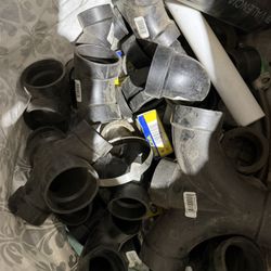 Bag Of Abs Fittings. 