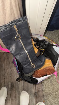 Muster Bag of shoes and heels