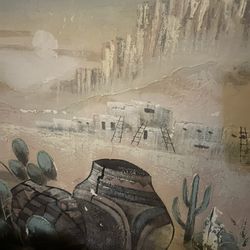 SOUTHWESTERN PAINTING ON CANVASS 