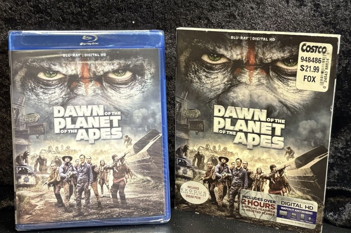 Dawn of the Planet of the Apes (Blu-ray, 2014) w/ Slipcover