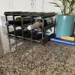 Elegant Counter Table Wine Rack