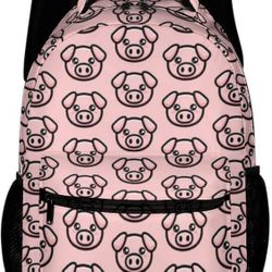 CaomeiWu Pig School Backpack