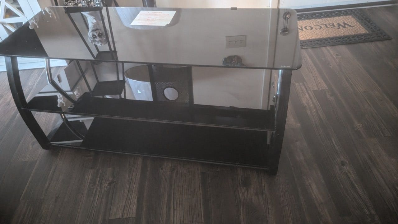 Black TV Stand