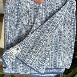 Didymos Woven Wrap in Indio Blue/Natural White, Size 6, very good used condition  