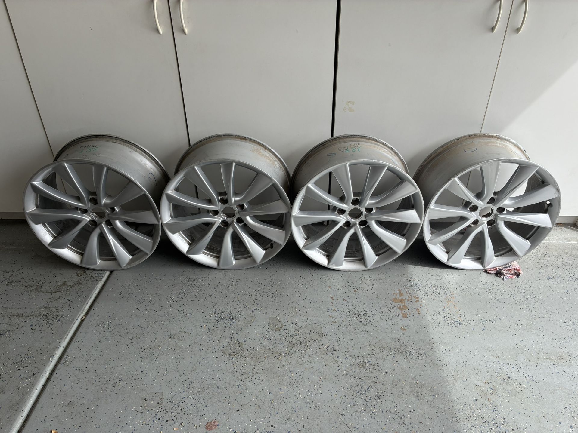 Trade Four 2019 Tesla Model 3 Rims, 19”