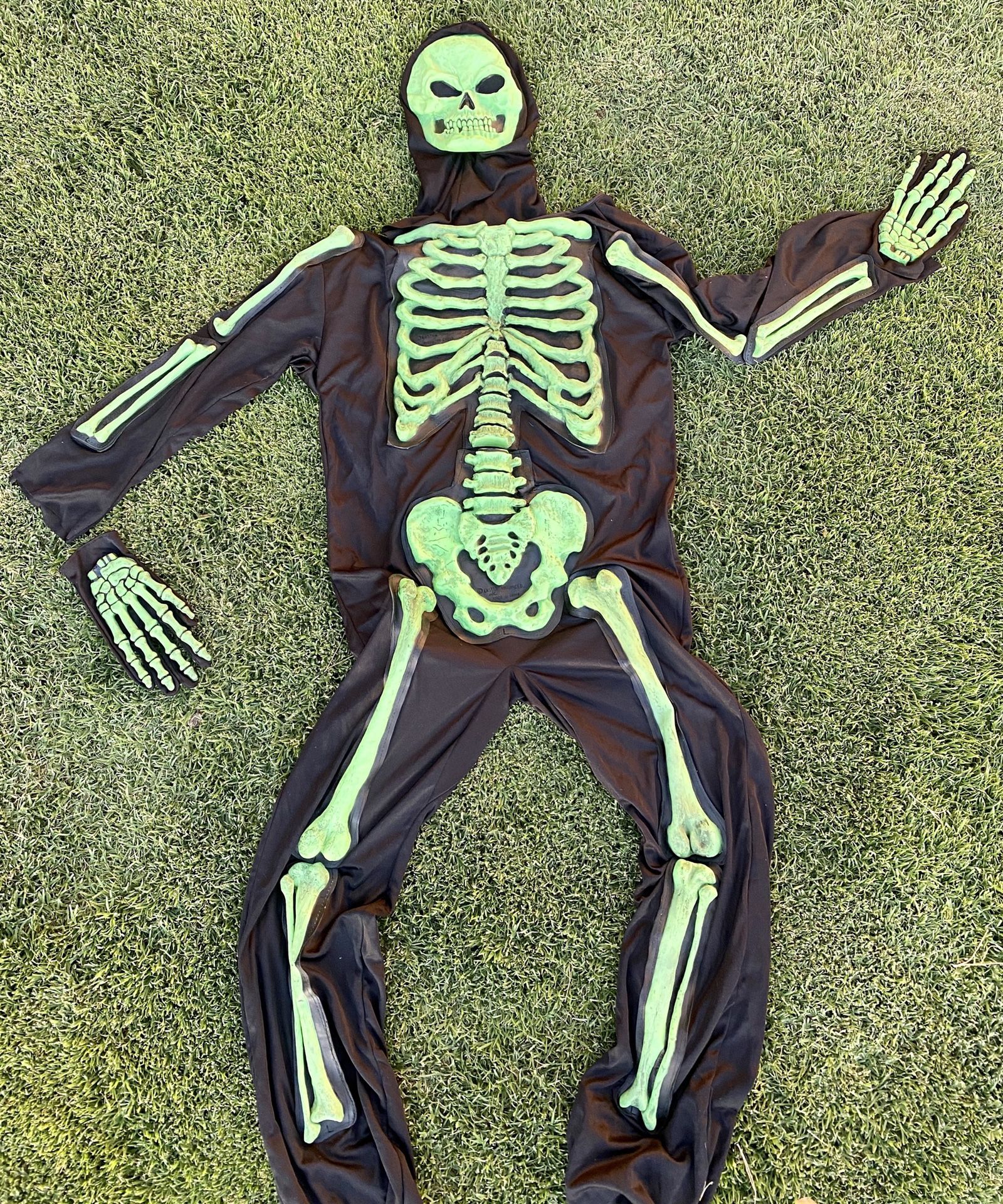 Child Size 12-14 Skeleton Costume