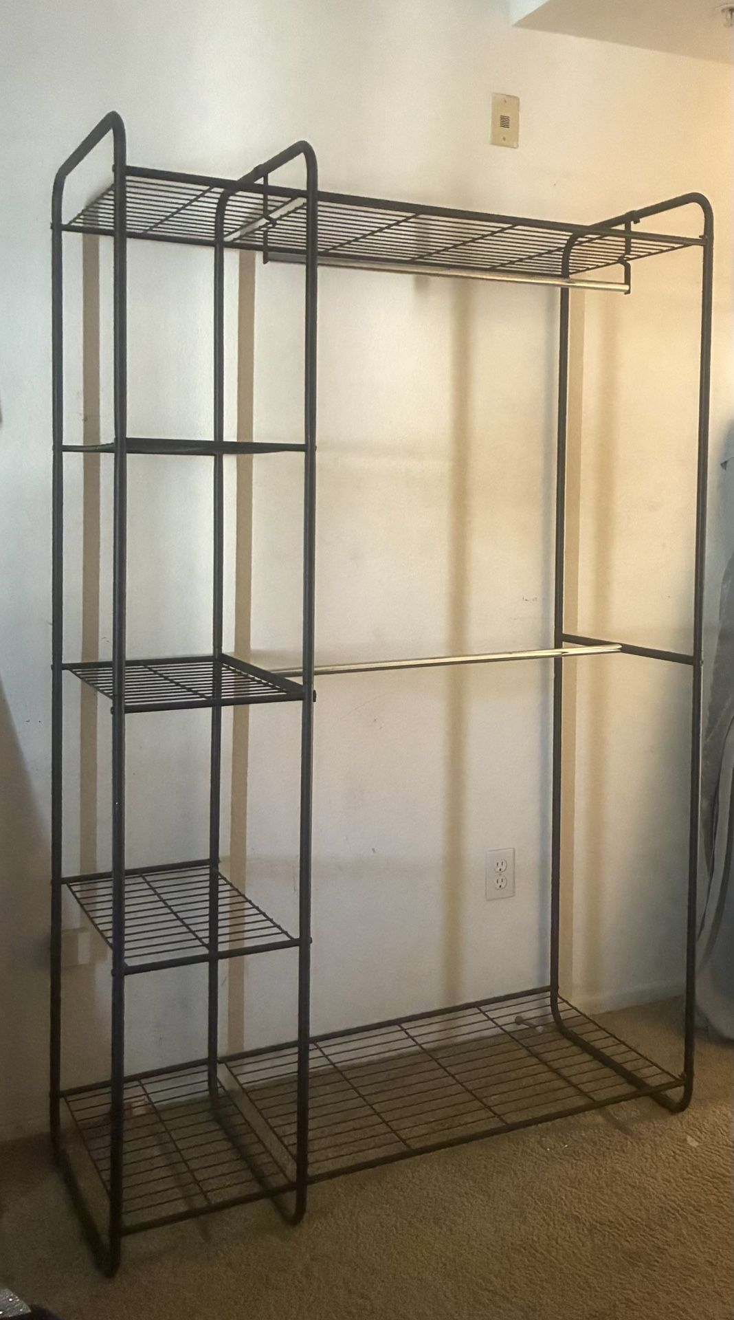 Portable Metal Closet Shelving