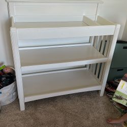 White Changing Table