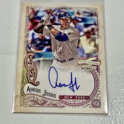 2017 Topps Gypsy Queen Aaron Judge Autographed Signed RC Rookie Card