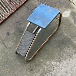 Vintage Shoe Cleaner Stool