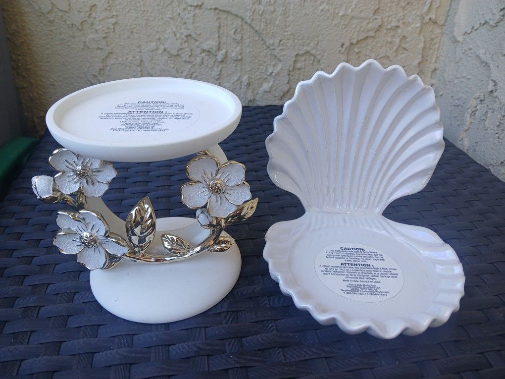 Bath And Body Works 3 Wick Candle Holders