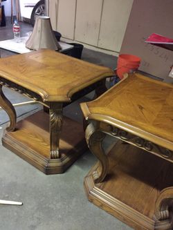 Two side tables