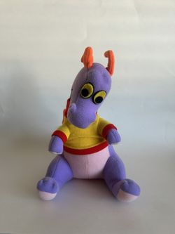 Vintage 1982 Walt Disney World Epcot Center Figment The Dragon Plush 11 Inch